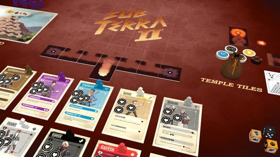 Скриншот 4 из Tabletopia: Sub Terra II - Inferno's Edge