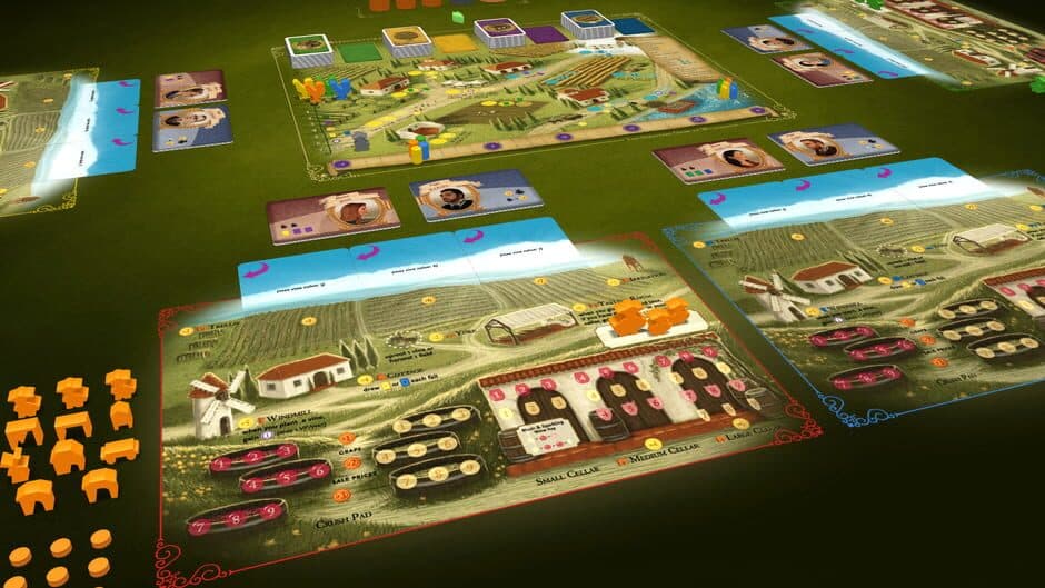 Скриншот 1 из Tabletopia: Viticulture - Essential Edition