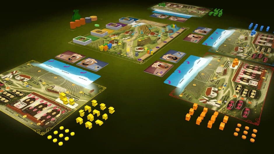 Скриншот 2 из Tabletopia: Viticulture - Essential Edition