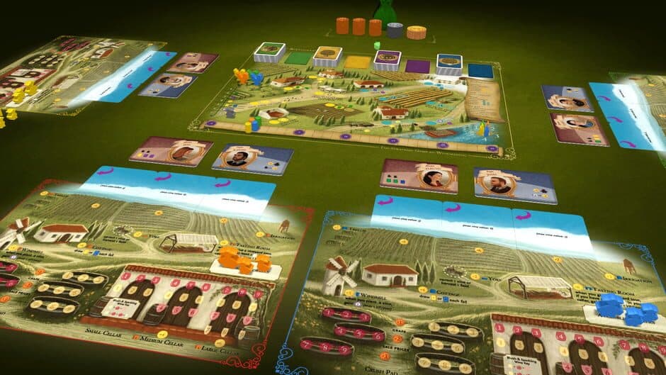 Скриншот 3 из Tabletopia: Viticulture - Essential Edition