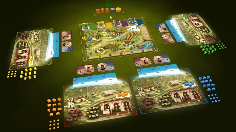 Скриншот 4 из Tabletopia: Viticulture - Essential Edition