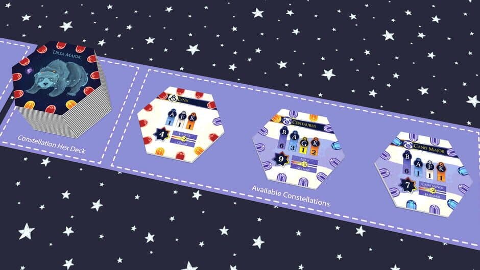 Скриншот 3 из Tabletopia: Constellations