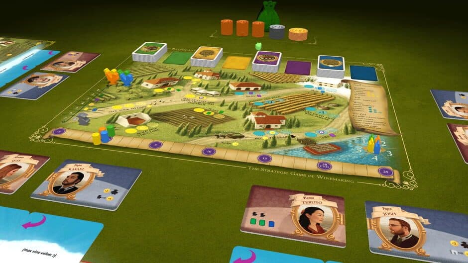 Скриншот 6 из Tabletopia: Viticulture - Essential Edition