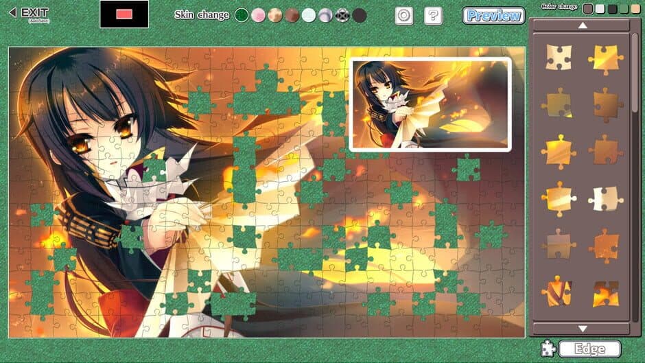 Скриншот 2 из Moe Jigsaw: Sengoku Koihime Pack