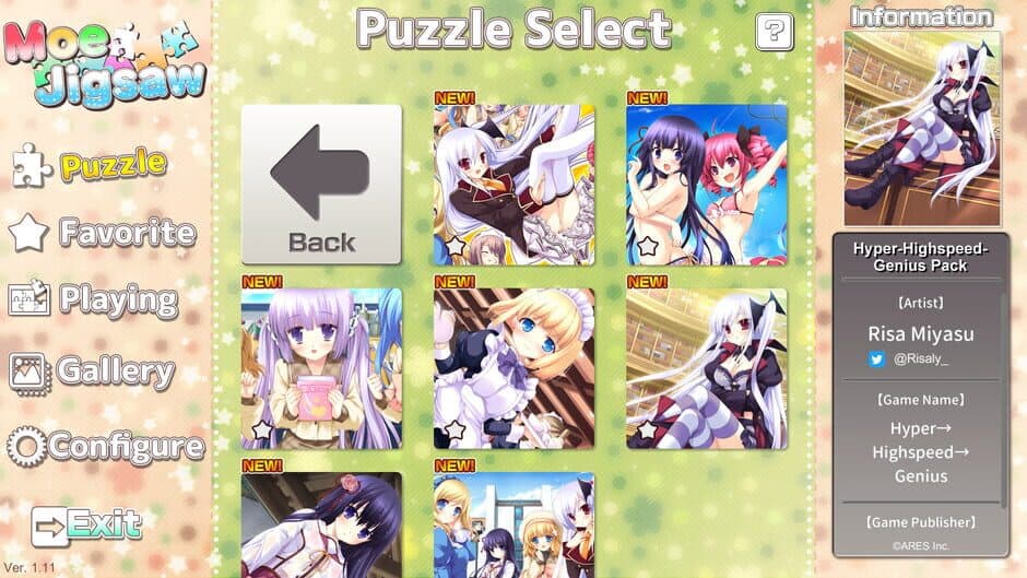 Скриншот 6 из Moe Jigsaw: Hyper-Highspeed-Genius Pack