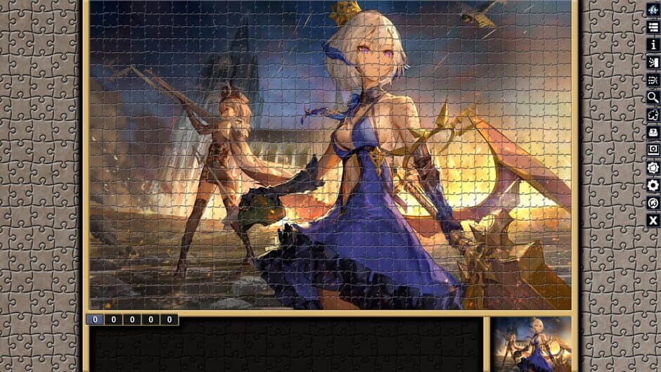 Скриншот 2 из Pixel Puzzles: Illustrations & Anime - Jigsaw Pack: Gun Girls