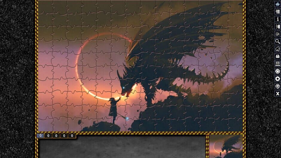 Скриншот 3 из Pixel Puzzles: Illustrations & Anime - Jigsaw Pack: Dragons