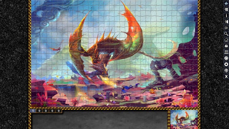 Скриншот 4 из Pixel Puzzles: Illustrations & Anime - Jigsaw Pack: Dragons