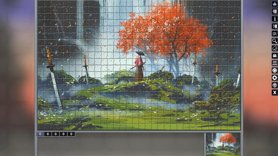 Скриншот 1 из Pixel Puzzles: Illustrations & Anime - Jigsaw Pack: Samurai