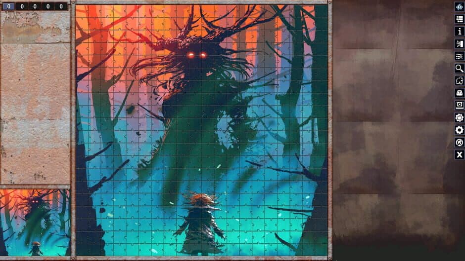 Скриншот 1 из Pixel Puzzles: Illustrations & Anime - Jigsaw Pack: Horror