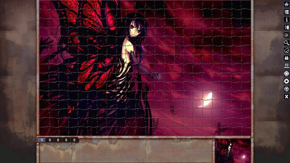 Скриншот 2 из Pixel Puzzles: Illustrations & Anime - Jigsaw Pack: Dark Sided