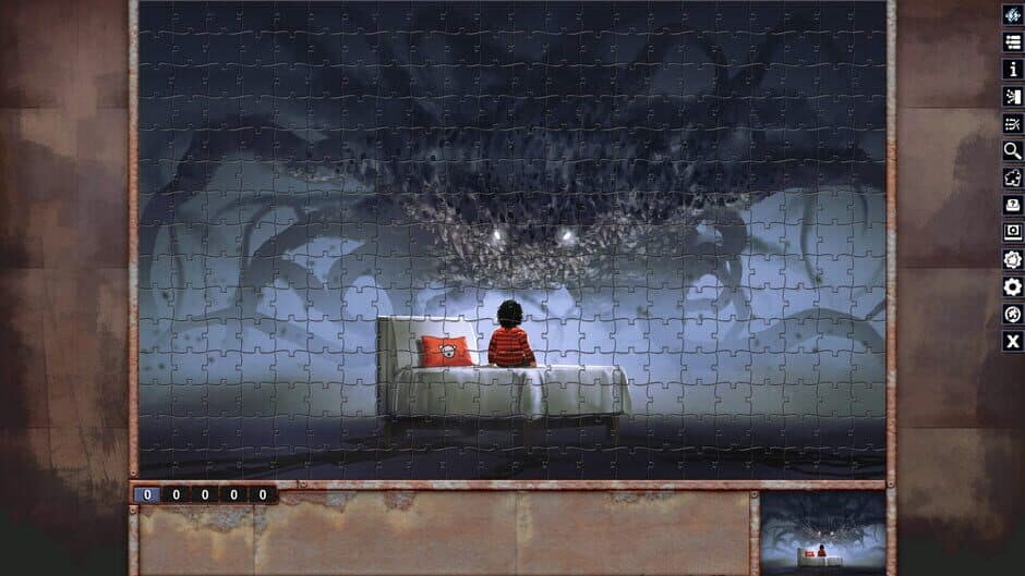 Скриншот 2 из Pixel Puzzles: Illustrations & Anime - Jigsaw Pack: Horror