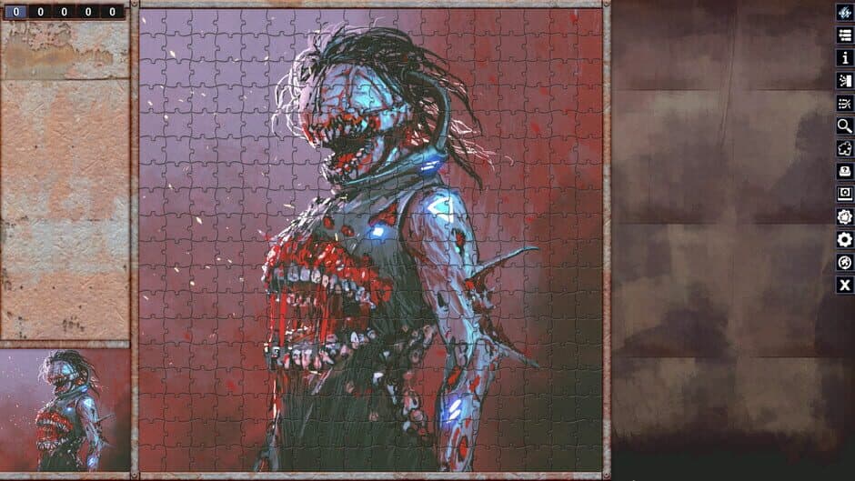 Скриншот 3 из Pixel Puzzles: Illustrations & Anime - Jigsaw Pack: Horror