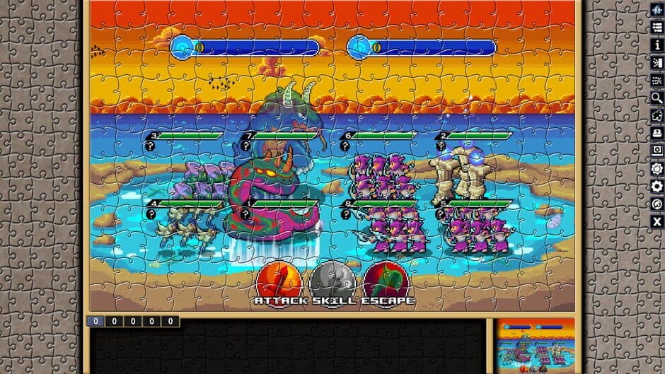 Скриншот 4 из Pixel Puzzles: Illustrations & Anime - Jigsaw Pack: Soul of Giga