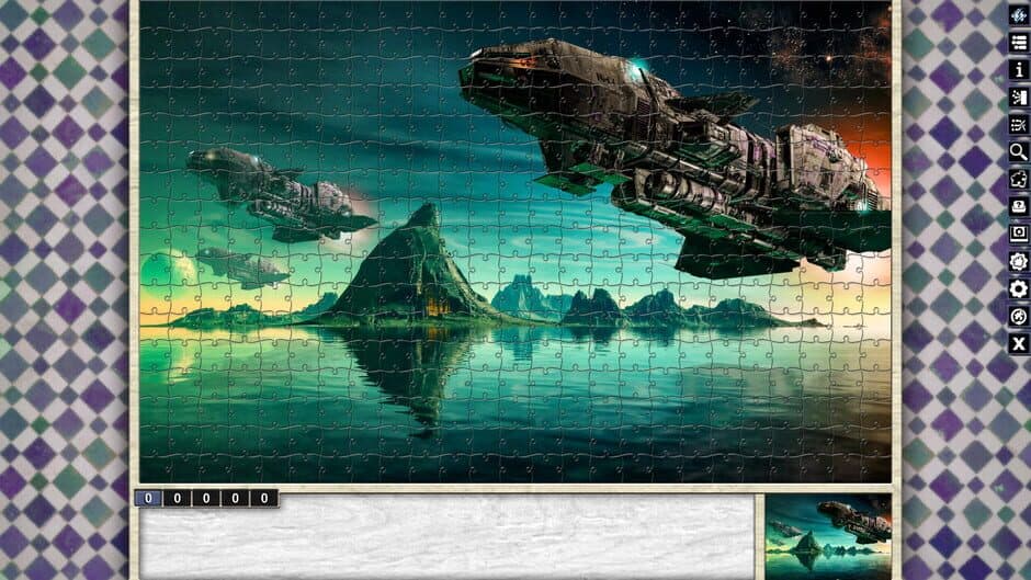 Скриншот 3 из Pixel Puzzles: Illustrations & Anime - Jigsaw Pack: Space