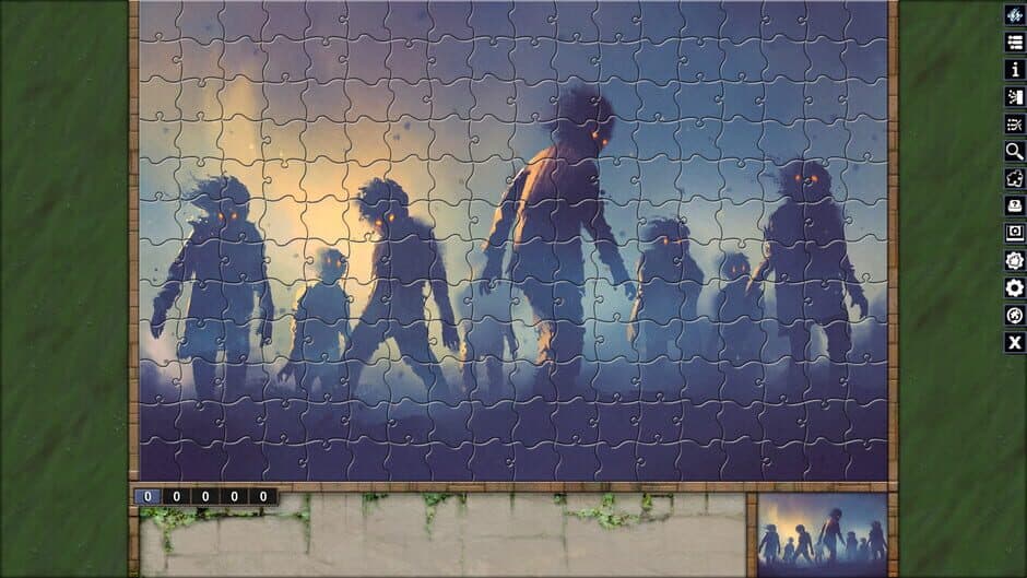 Скриншот 4 из Pixel Puzzles: Illustrations & Anime - Jigsaw Pack: Zombies