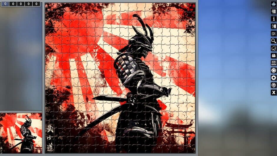 Скриншот 6 из Pixel Puzzles: Illustrations & Anime - Jigsaw Pack: Samurai