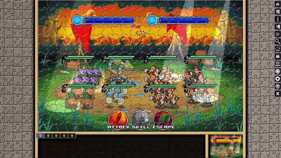 Скриншот 6 из Pixel Puzzles: Illustrations & Anime - Jigsaw Pack: Soul of Giga