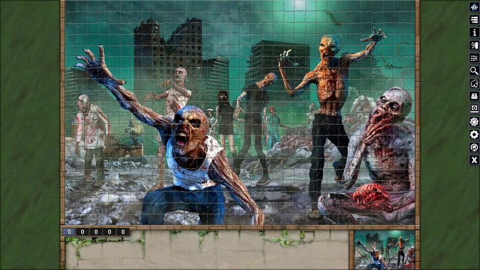 Скриншот 6 из Pixel Puzzles: Illustrations & Anime - Jigsaw Pack: Zombies