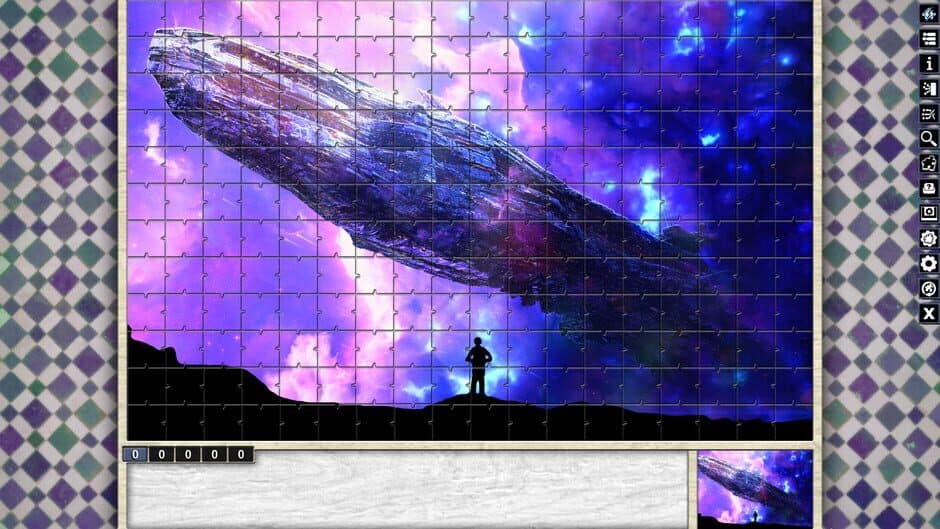 Скриншот 6 из Pixel Puzzles: Illustrations & Anime - Jigsaw Pack: Space
