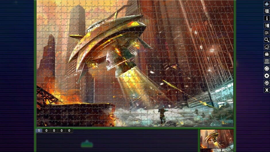 Скриншот 2 из Pixel Puzzles: Illustrations & Anime - Jigsaw Pack: Sci-Fi
