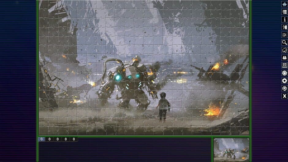 Скриншот 4 из Pixel Puzzles: Illustrations & Anime - Jigsaw Pack: Sci-Fi