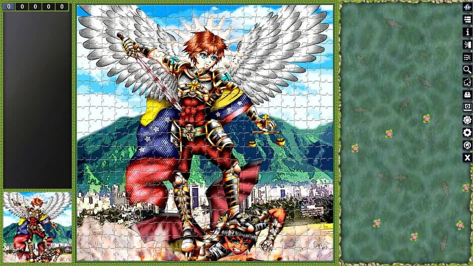 Скриншот 3 из Pixel Puzzles: Illustrations & Anime - Jigsaw Pack: Angels
