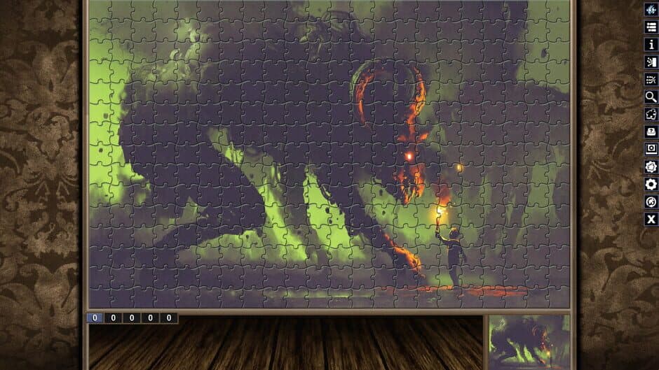 Скриншот 1 из Pixel Puzzles: Illustrations & Anime - Jigsaw Pack: Legendary Beasts
