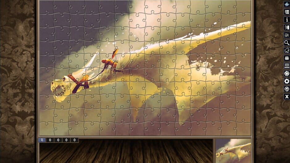 Скриншот 2 из Pixel Puzzles: Illustrations & Anime - Jigsaw Pack: Legendary Beasts