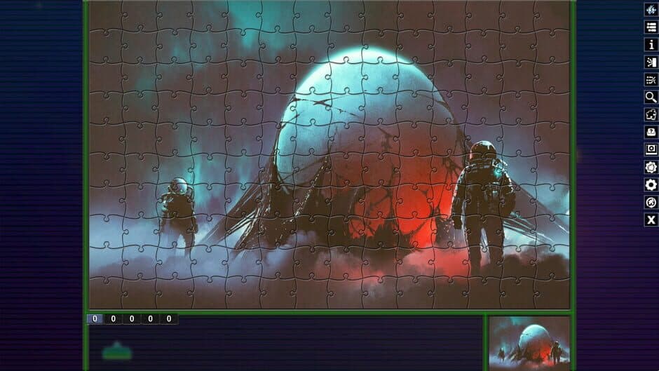 Скриншот 5 из Pixel Puzzles: Illustrations & Anime - Jigsaw Pack: Sci-Fi