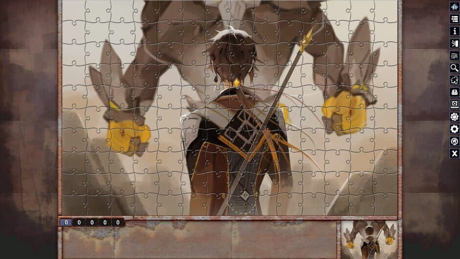 Скриншот 3 из Pixel Puzzles: Illustrations & Anime - Jigsaw Pack: Warriors