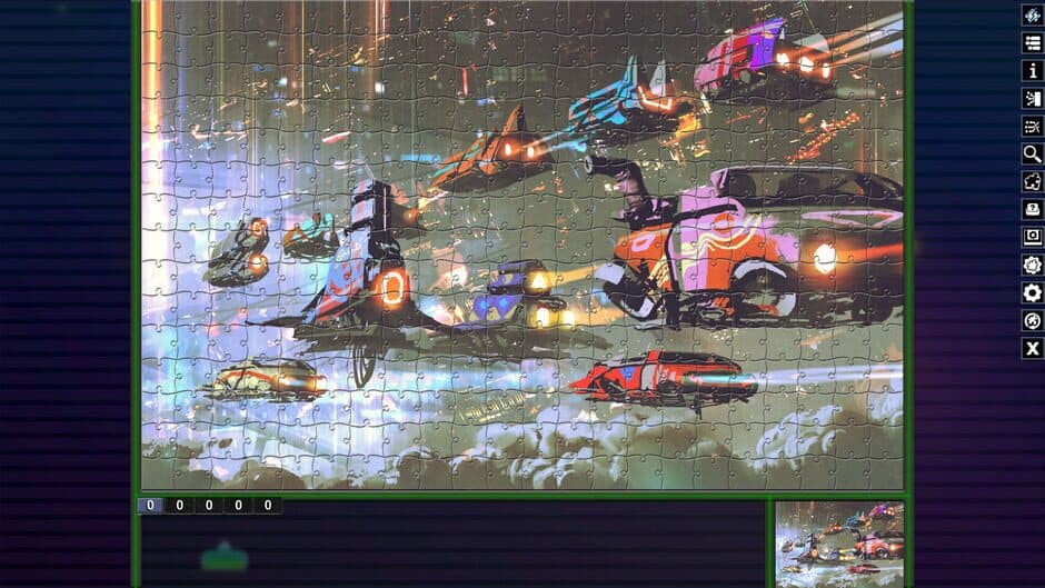 Скриншот 6 из Pixel Puzzles: Illustrations & Anime - Jigsaw Pack: Sci-Fi