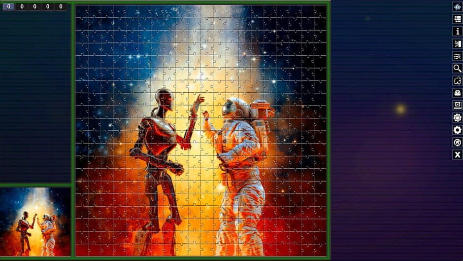 Скриншот 3 из Pixel Puzzles: Illustrations & Anime - Jigsaw Pack: Aliens