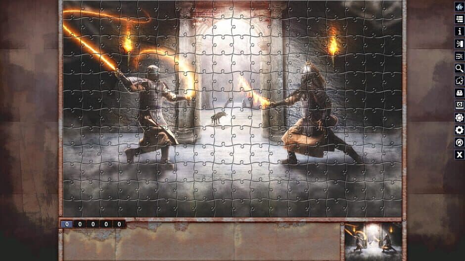 Скриншот 4 из Pixel Puzzles: Illustrations & Anime - Jigsaw Pack: Warriors