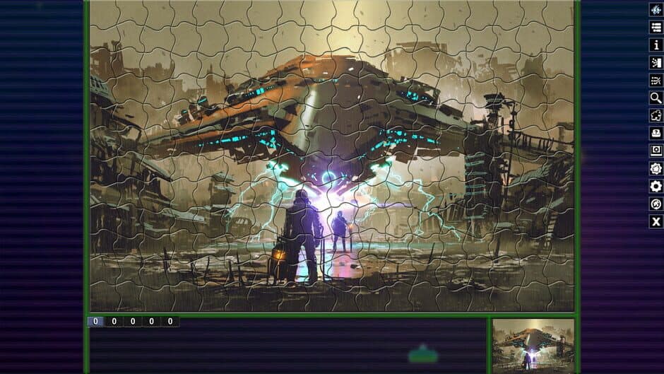 Скриншот 8 из Pixel Puzzles: Illustrations & Anime - Jigsaw Pack: Sci-Fi