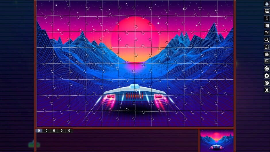Скриншот 2 из Pixel Puzzles: Illustrations & Anime - Jigsaw Pack: Cyberpunk