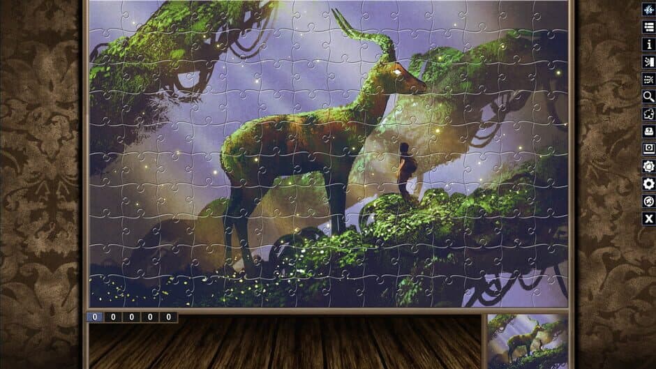 Скриншот 6 из Pixel Puzzles: Illustrations & Anime - Jigsaw Pack: Legendary Beasts