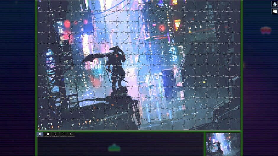Скриншот 3 из Pixel Puzzles: Illustrations & Anime - Jigsaw Pack: Cyberpunk
