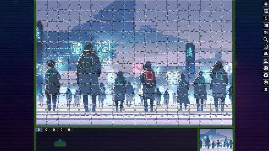 Скриншот 11 из Pixel Puzzles: Illustrations & Anime - Jigsaw Pack: Sci-Fi