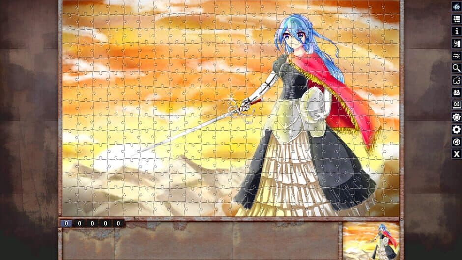 Скриншот 7 из Pixel Puzzles: Illustrations & Anime - Jigsaw Pack: Warriors