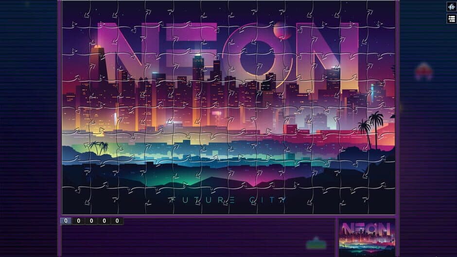 Скриншот 4 из Pixel Puzzles: Illustrations & Anime - Jigsaw Pack: Cyberpunk