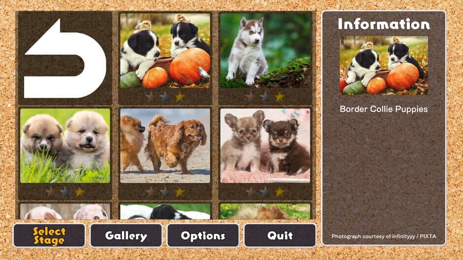 Скриншот 2 из Jigsaw Masterpieces: Cute Lovely Dogs
