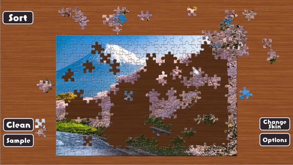 Скриншот 2 из Jigsaw Masterpieces: Sakura - Japanese Cherry Blossoms