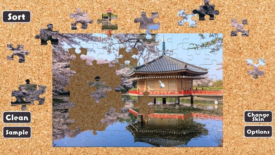 Скриншот 4 из Jigsaw Masterpieces: Sakura - Japanese Cherry Blossoms