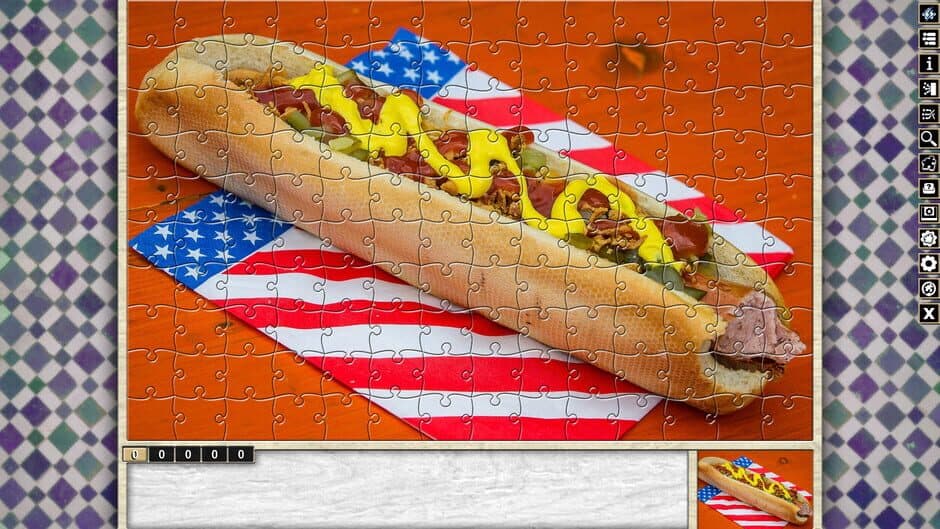 Скриншот 3 из Pixel Puzzles Traditional Jigsaws: Pack - Fast Food