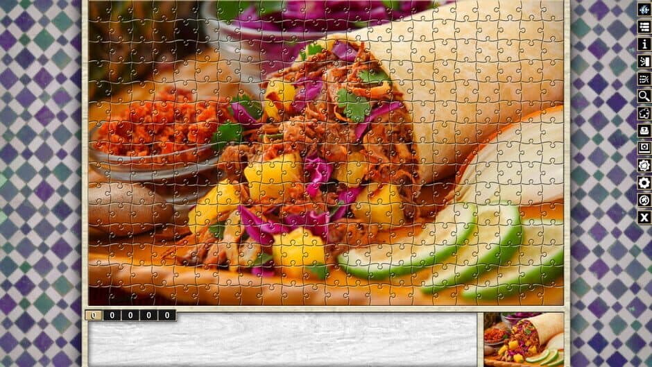 Скриншот 4 из Pixel Puzzles Traditional Jigsaws: Pack - Fast Food
