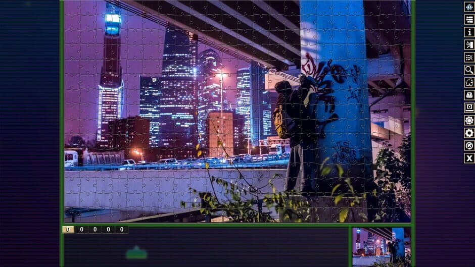 Скриншот 6 из Pixel Puzzles Traditional Jigsaws: Pack - Cyberpunk