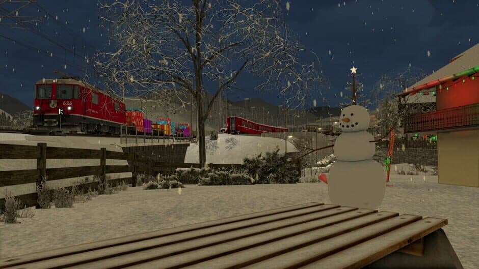 Скриншот 4 из TS Marketplace: Surselva Line Christmas Scenario Pack