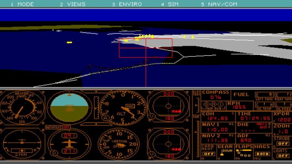 Скриншот 1 из Microsoft Flight Simulator 3.0