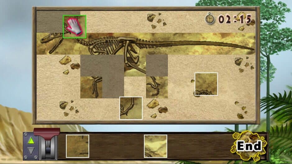 Скриншот 2 из Dinosaur Fossil Puzzles